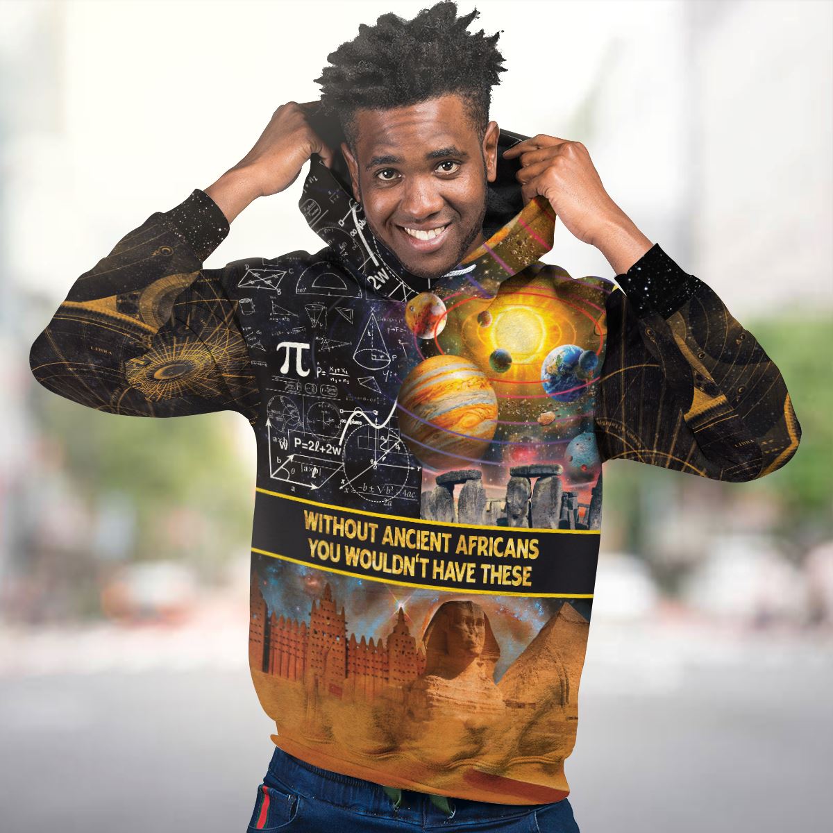 Ancient African Achievements All-over Hoodie Hoodie Tianci 