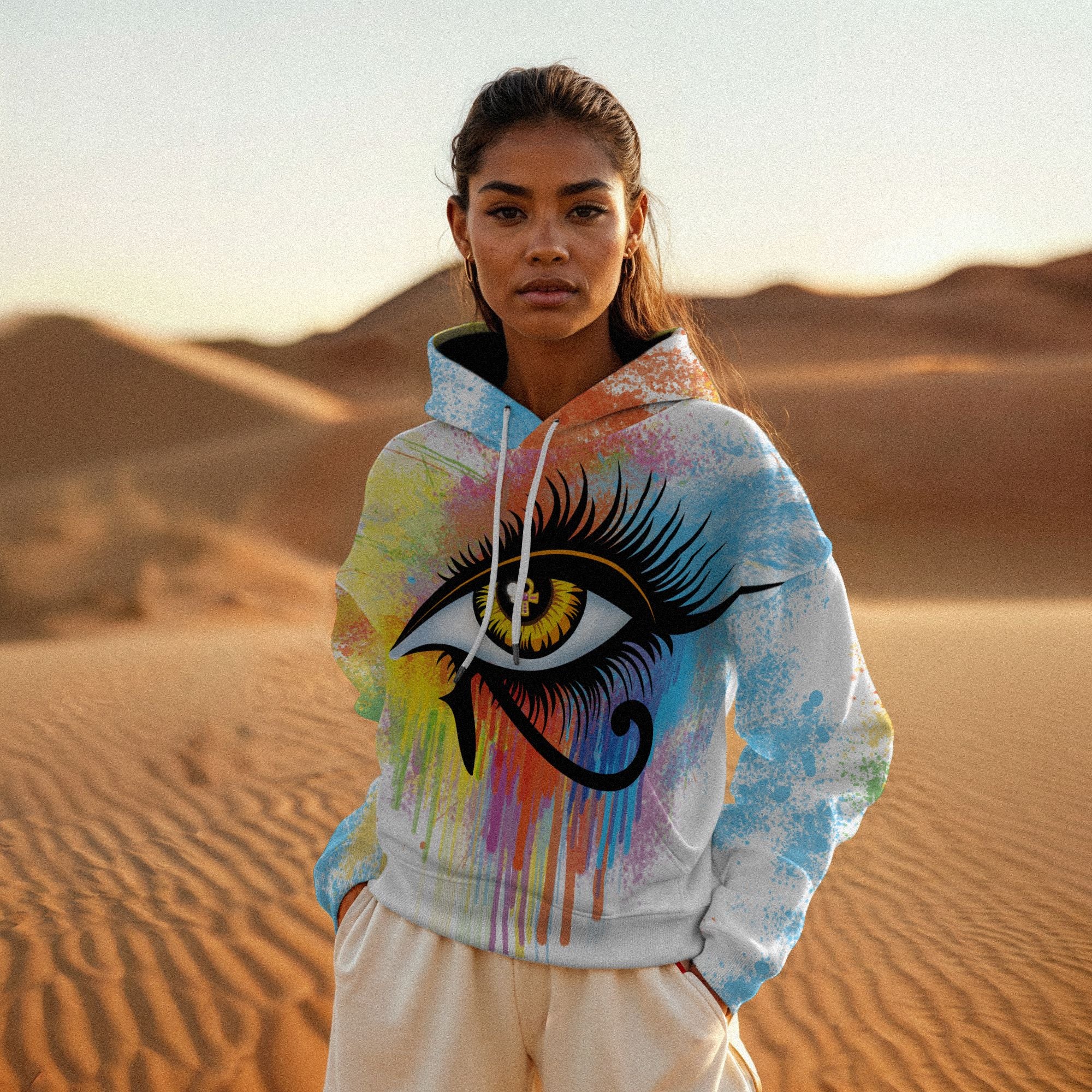 Egyptian Eye Of Ra All-over Hoodie Hoodie Tianci 