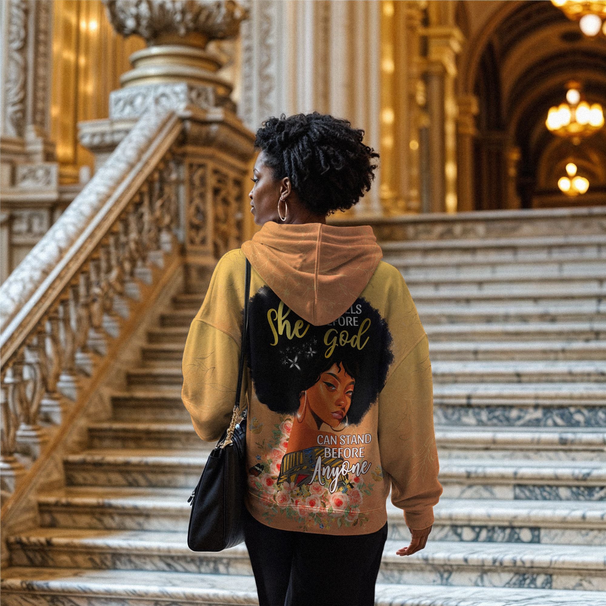 She Who Kneels Before God All-over Hoodie Hoodie Tianci 