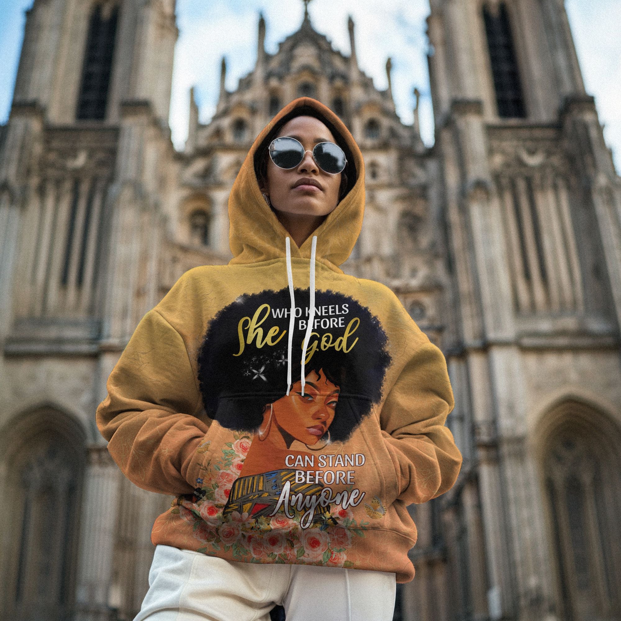 She Who Kneels Before God All-over Hoodie Hoodie Tianci 