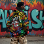Never Apologize For Being Black All-over Hoodie Hoodie Tianci 