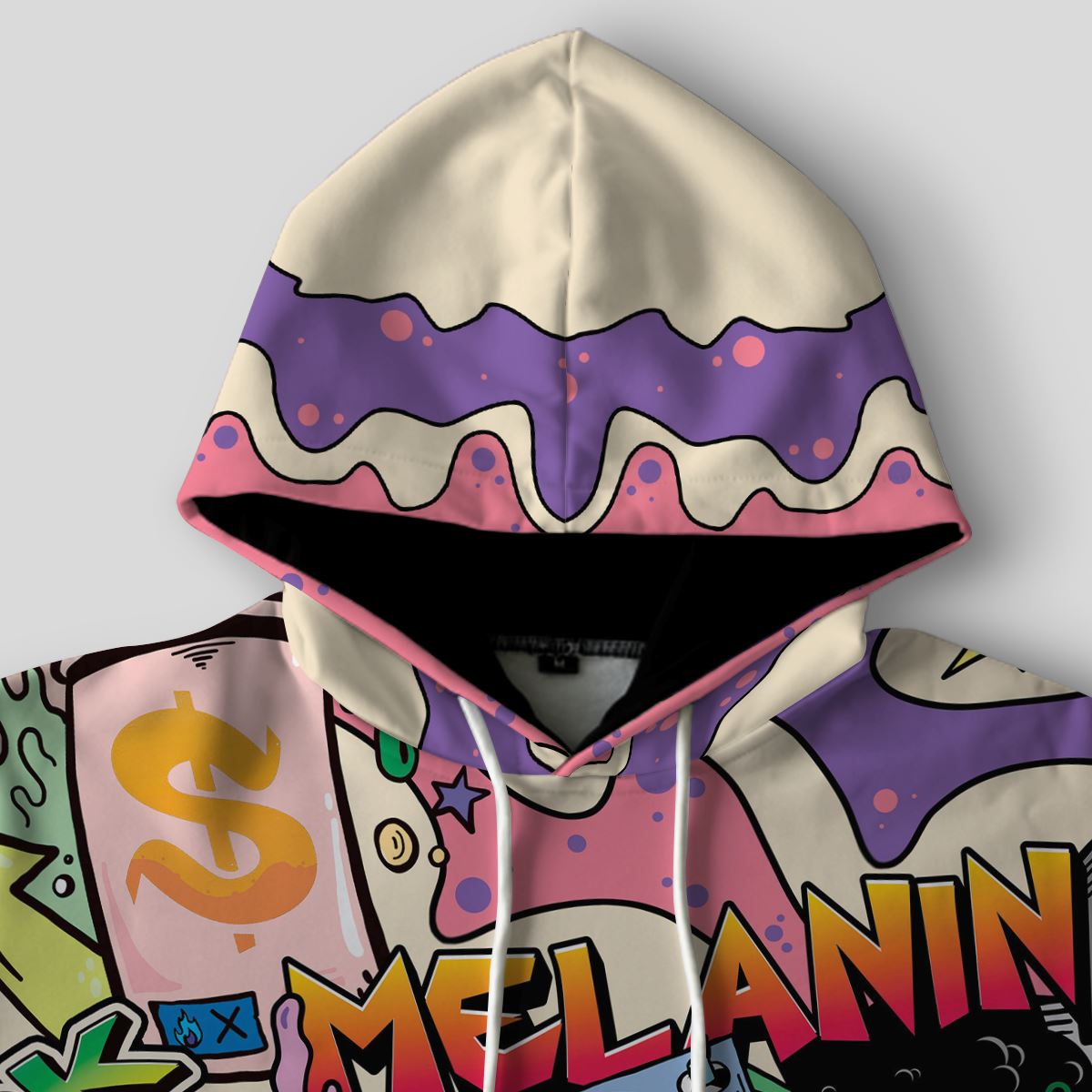 Hip Hop Graffiti Art All-over Hoodie – Melaninful