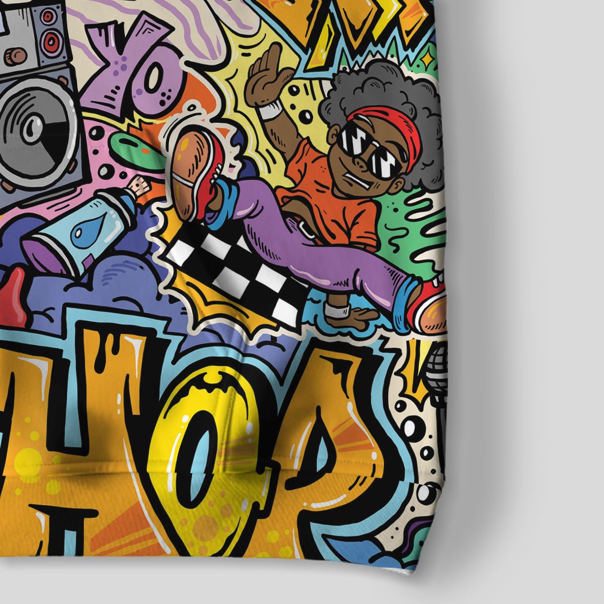Hip Hop Graffiti Art All-over Hoodie Hoodie Tianci 