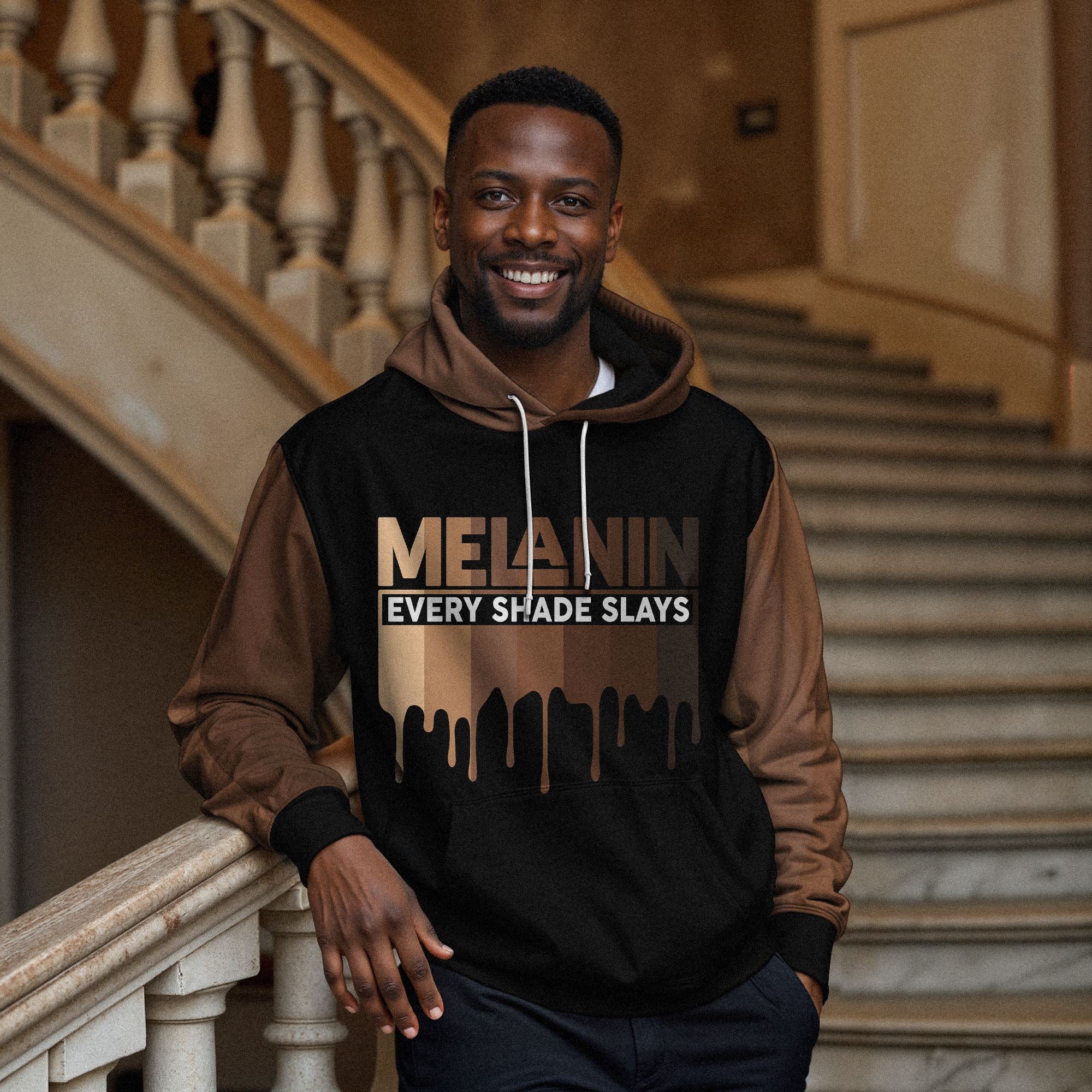 Every Shade Slays Melanin All-over Hoodie Hoodie Tianci 