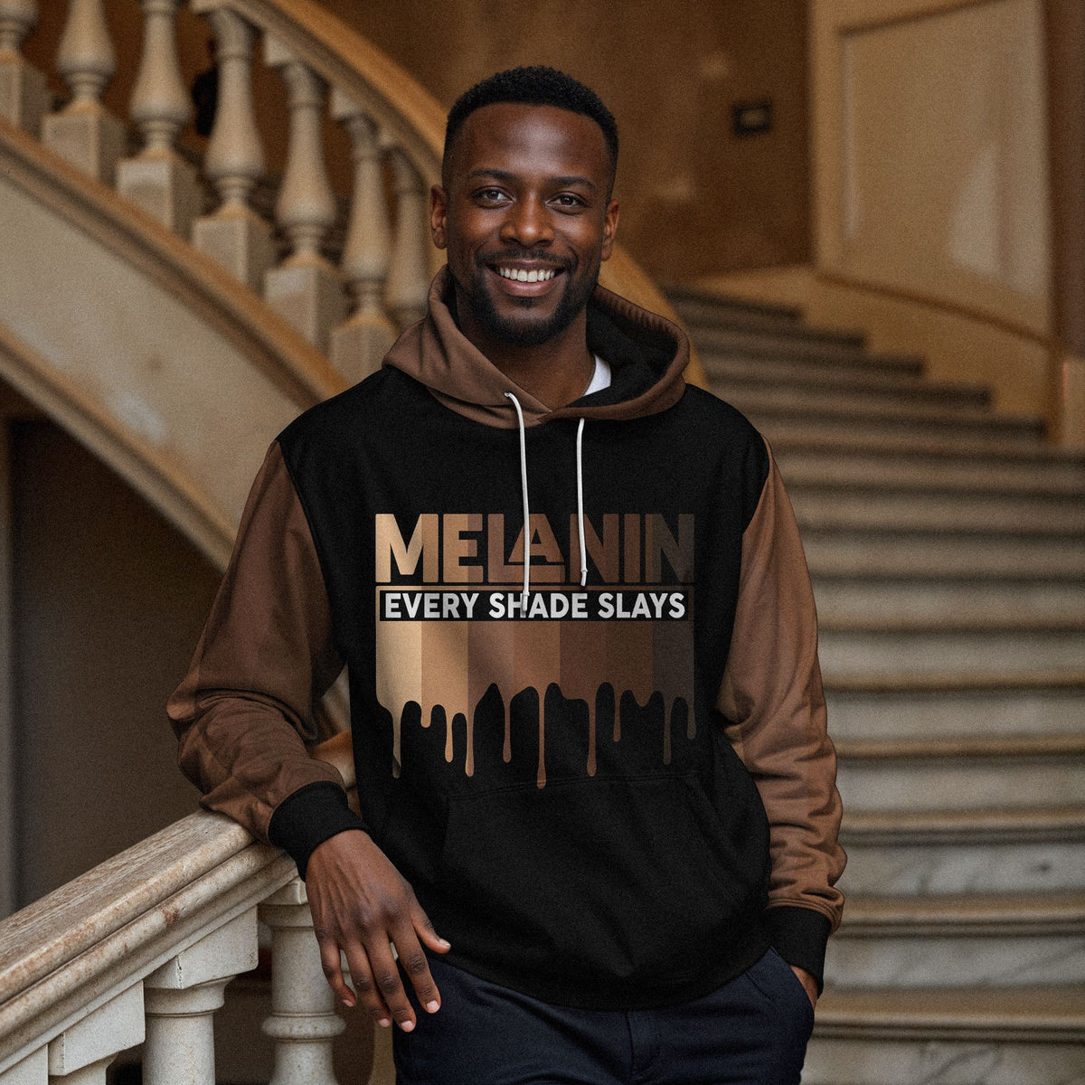 Every Shade Slays Melanin All-over Hoodie Hoodie Tianci 