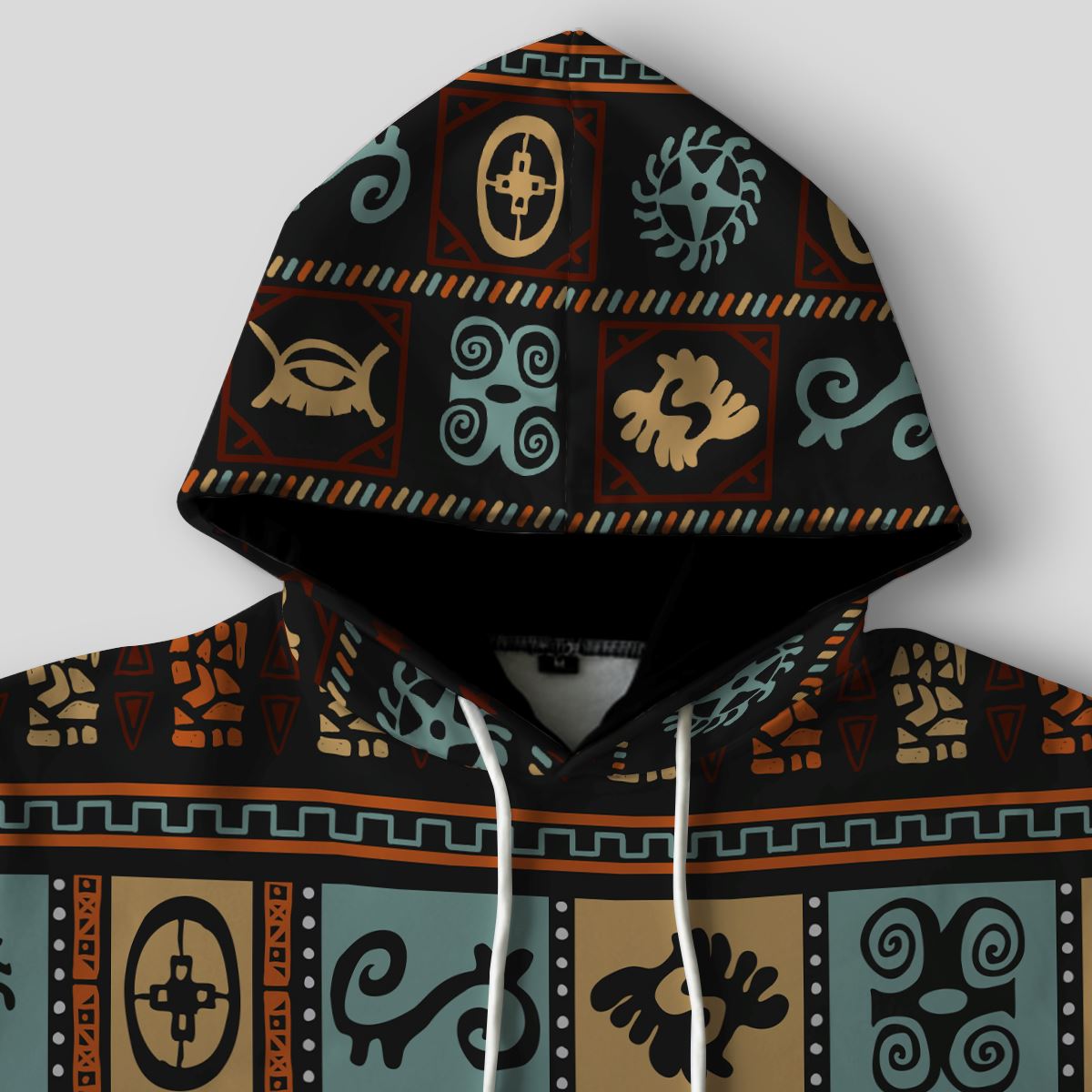 Vintage Adinkra Symbols All-over Hoodie Hoodie Tianci 