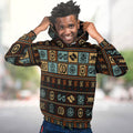 Vintage Adinkra Symbols All-over Hoodie Hoodie Tianci 