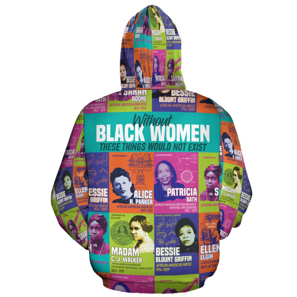 African Women Inventors All-over Hoodie Hoodie Tianci 