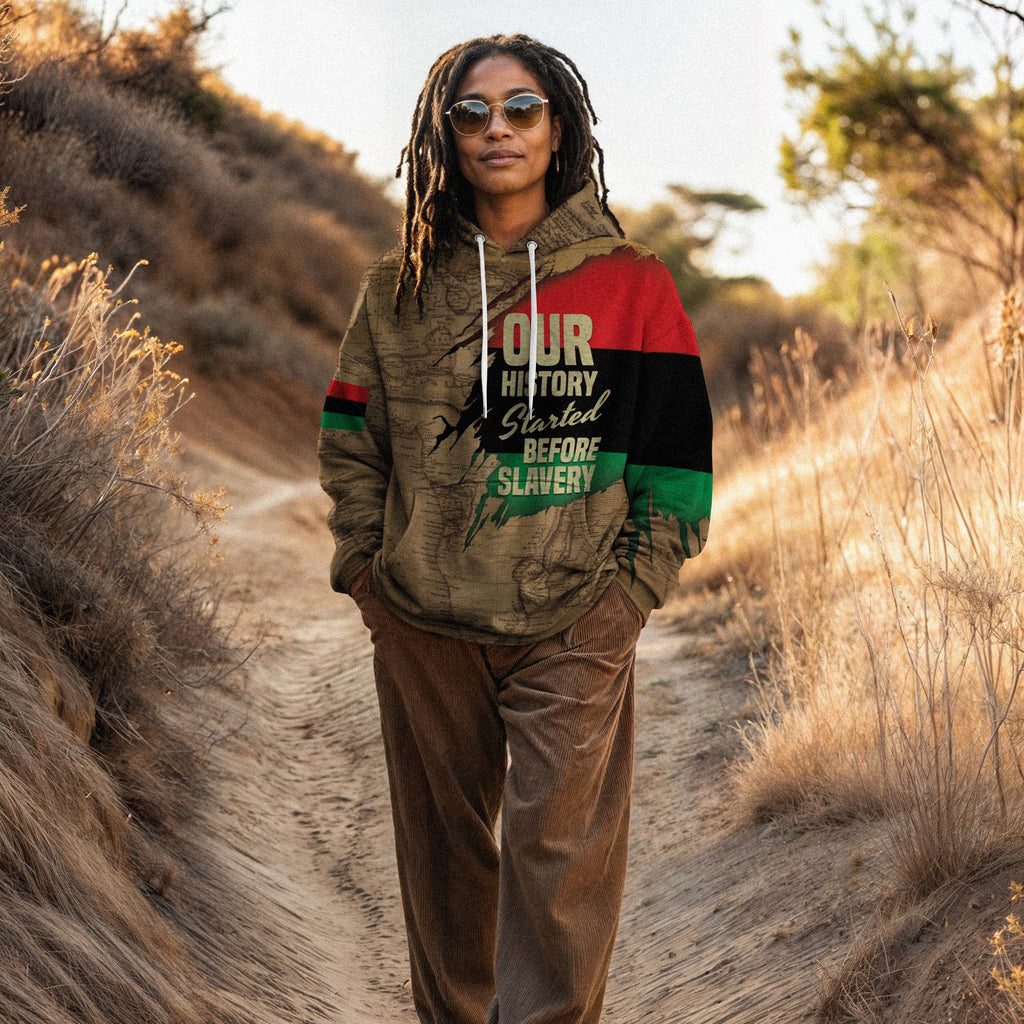 Power African All-over Hoodie Hoodie Tianci 