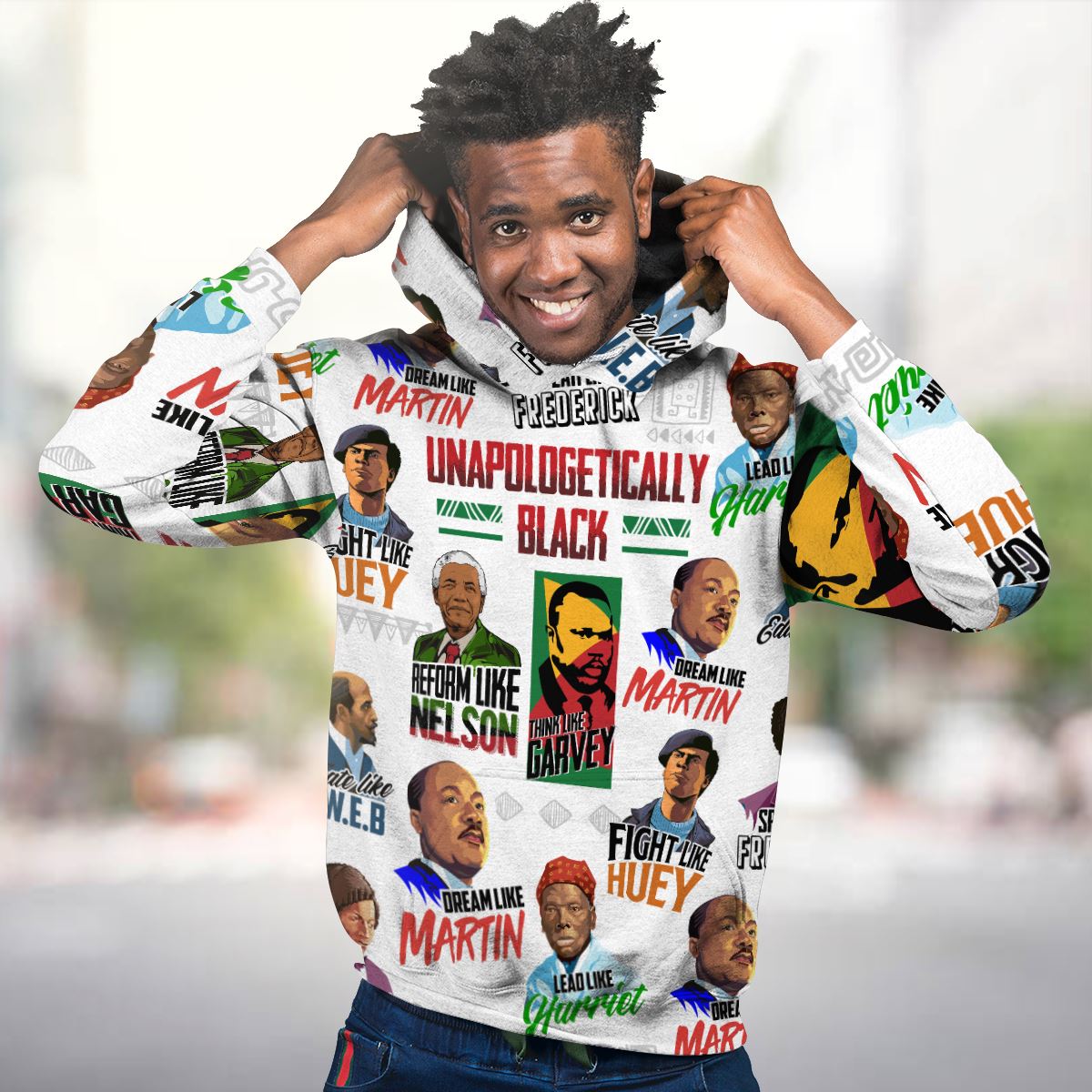 Unapologetically Black 2 All-over Hoodie Hoodie Tianci 