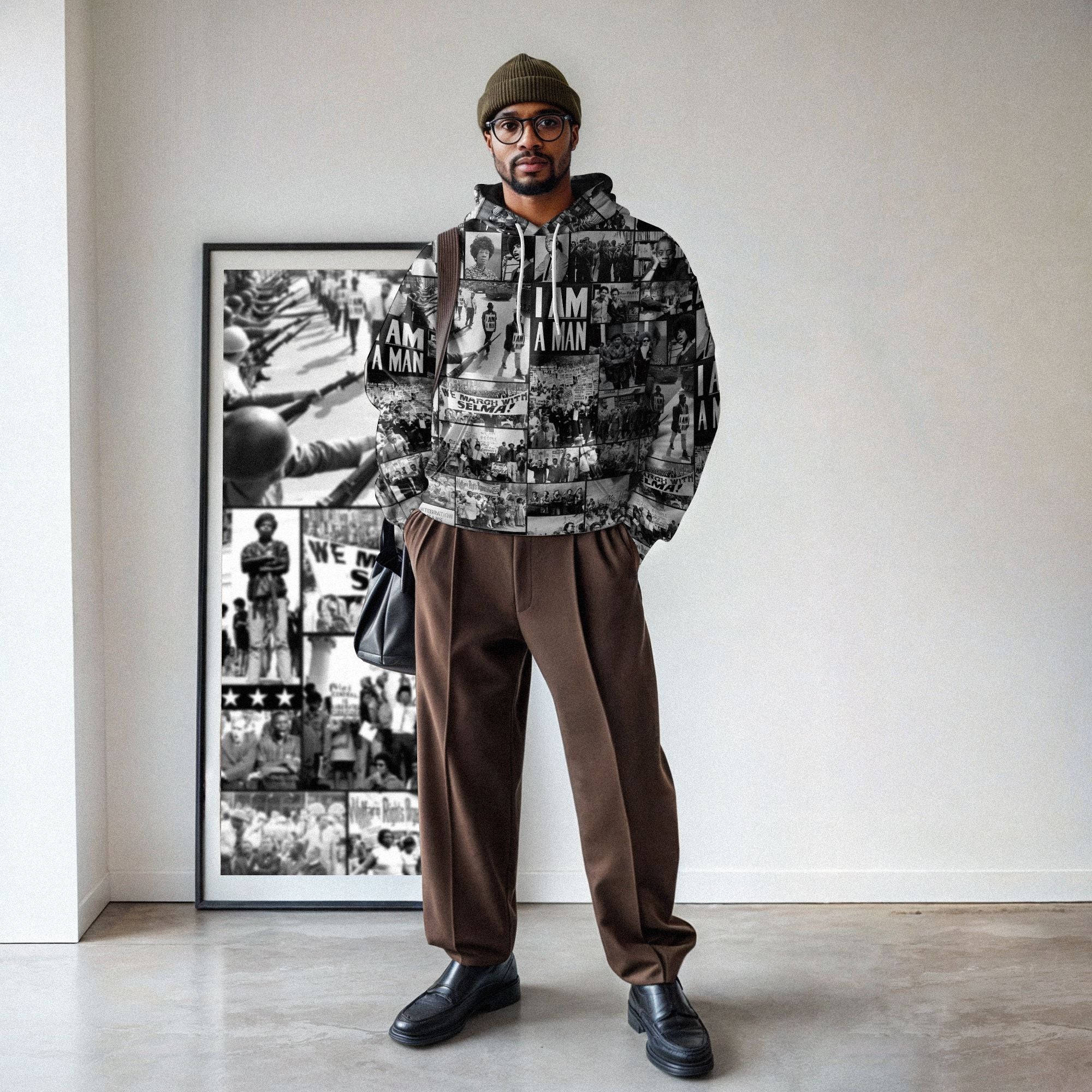 Black Power Images 2 All-over Hoodie Hoodie Tianci 