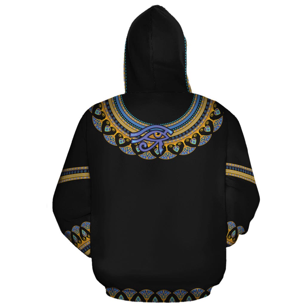 Egyptian Ankh Ft Eye Of Ra All-over Hoodie And Joggers Set Hoodie Joggers Set Tianci 
