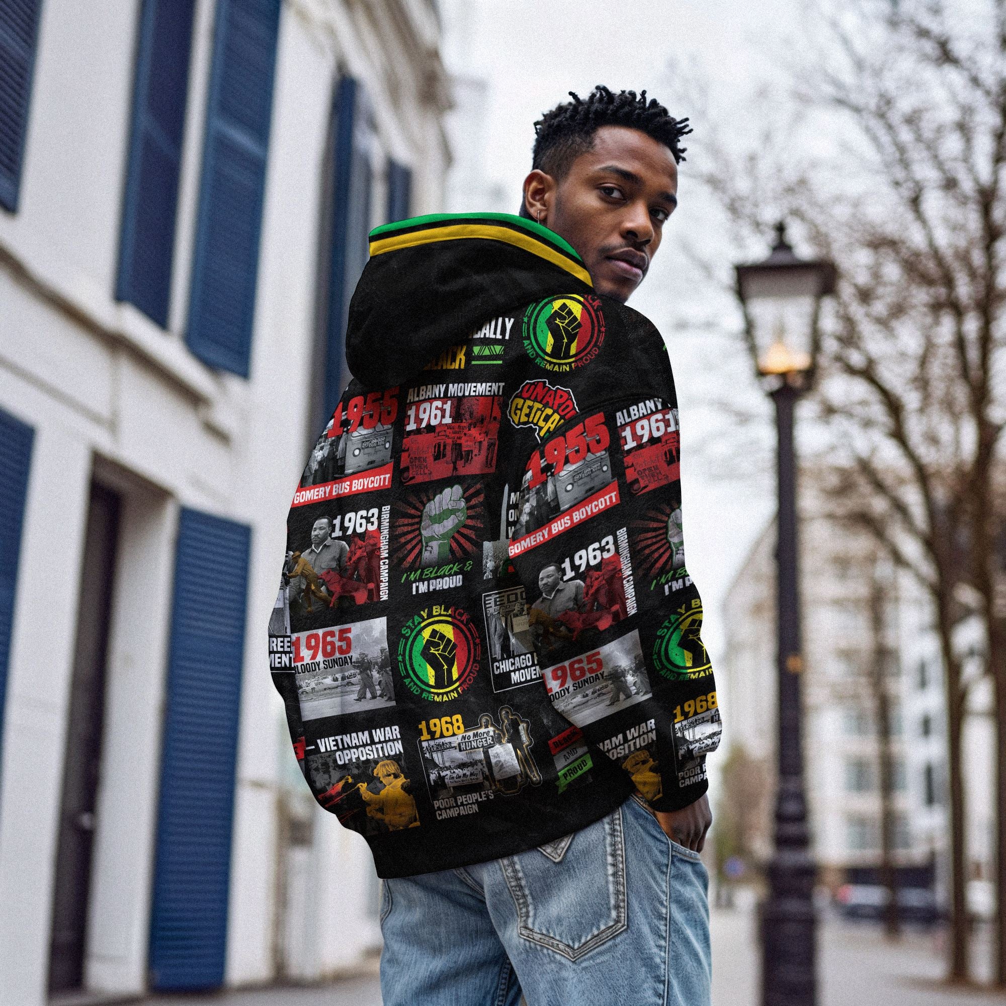 Civil Rights Movement Poster Art All-over Hoodie Hoodie Tianci 