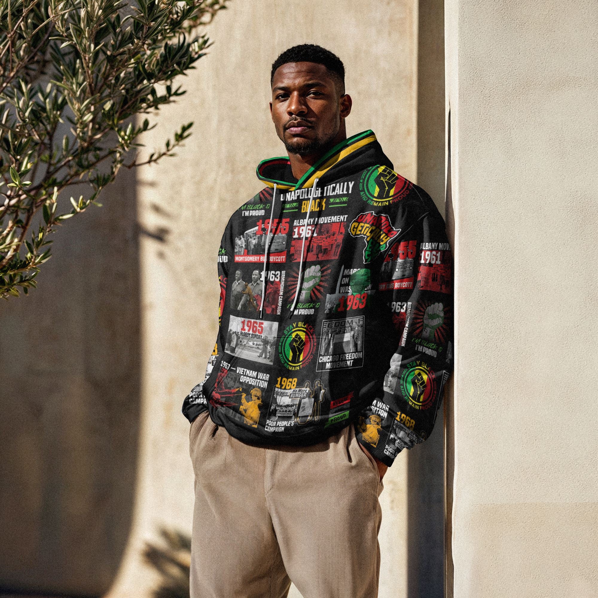 Civil Rights Movement Poster Art All-over Hoodie Hoodie Tianci 