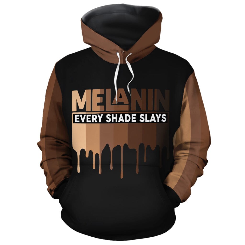 Every Shade Slays Melanin All-over Hoodie Hoodie Tianci 