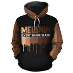 Every Shade Slays Melanin All-over Hoodie Hoodie Tianci 