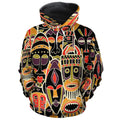 The Spirit Of Africa All-over Hoodie and Joggers Set Hoodie Joggers Set Tianci 