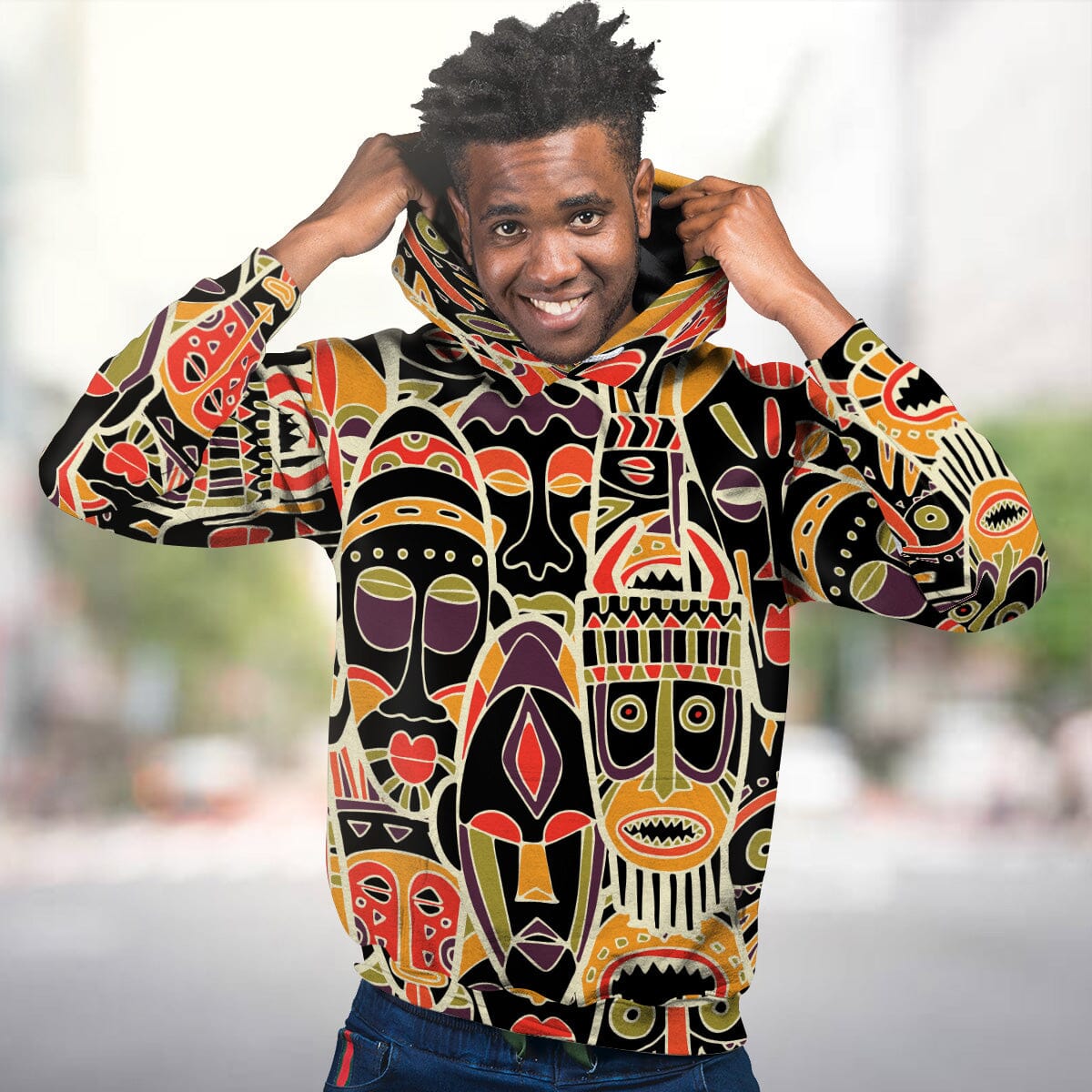 The Spirit Of Africa All-over Hoodie Hoodie Tianci 