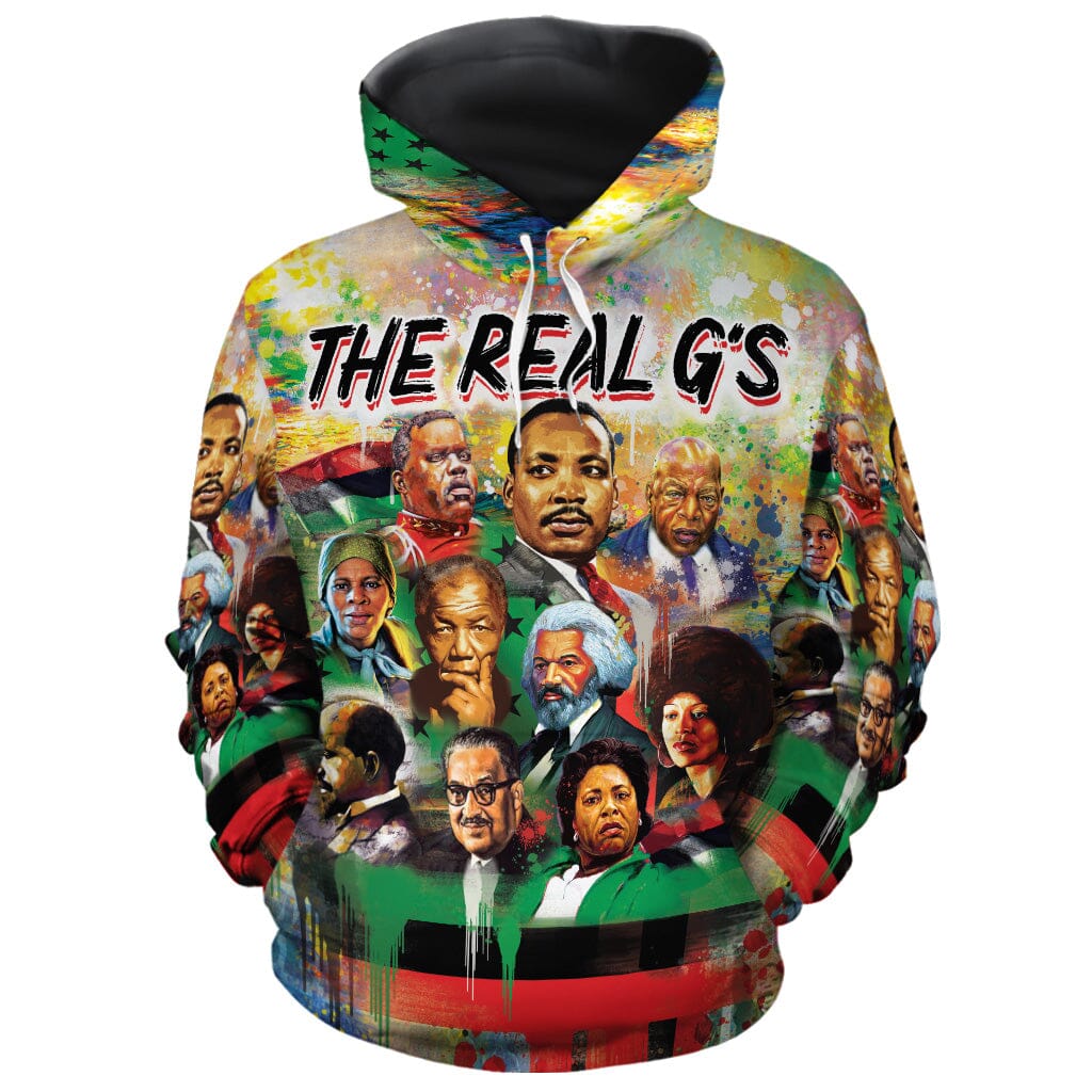 The Real G's All-over Hoodie Hoodie Tianci Pullover S 