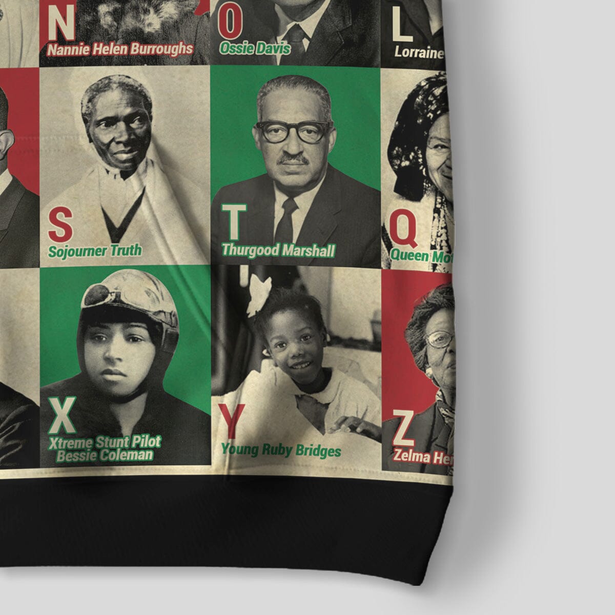 A To Z Of Black Heroes All-over Hoodie Hoodie Tianci 