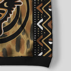 Printed Mud Cloth and Adinkra Symbol All-over Hoodie Hoodie Tianci 
