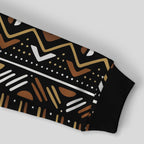 Printed Mud Cloth and Adinkra Symbol All-over Hoodie Hoodie Tianci 