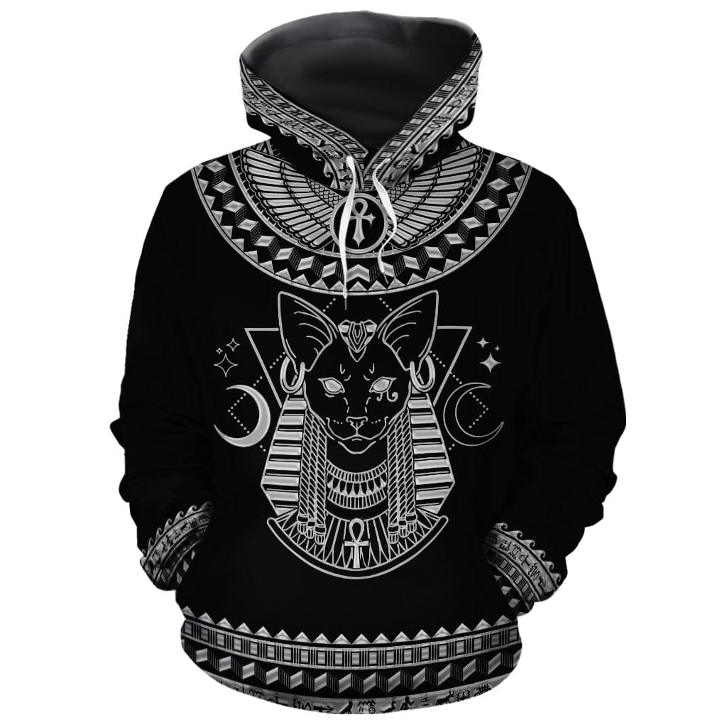 Bastet Egypt All-over Hoodie Hoodie Tianci Pullover S 