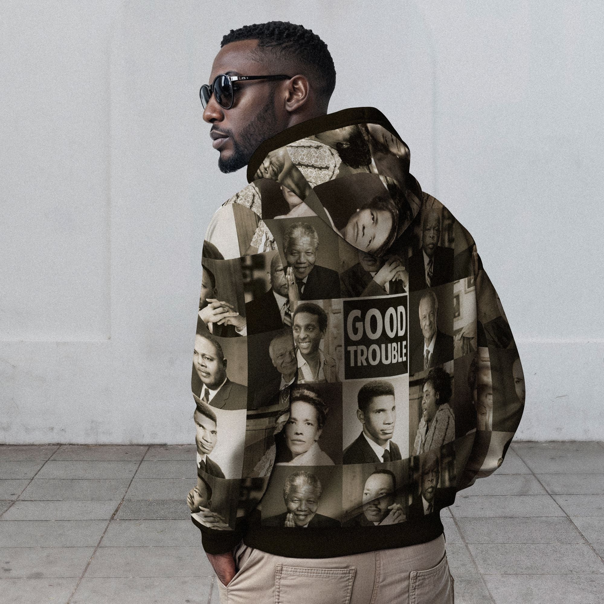 Good Trouble All-over Hoodie Hoodie Tianci 