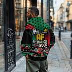 Black AF Professional AF But Will Knuck If You Buck All-over Hoodie Hoodie Tianci 