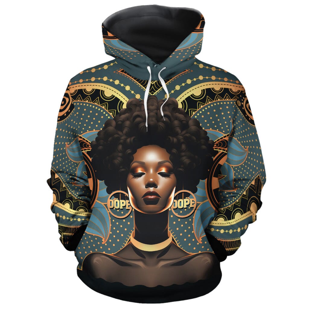 Powerful Woman in Patterns All-over Hoodie Hoodie Tianci 