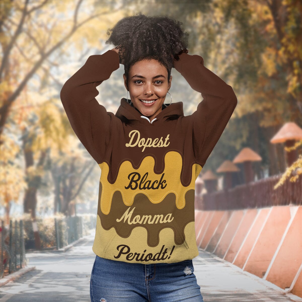 Dopest Black Momma Periodt! All-over Hoodie Hoodie Tianci 