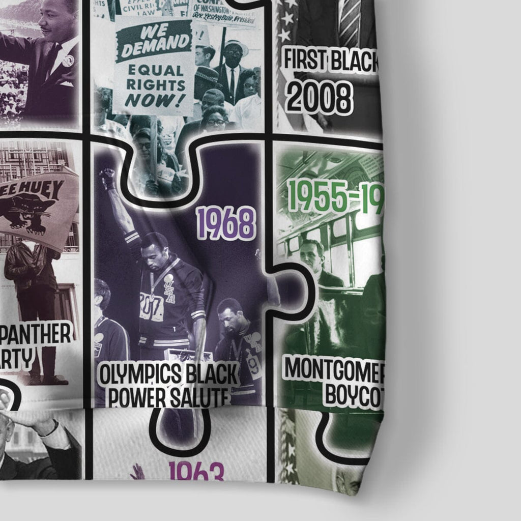 The Civil Rights Journey in Puzzle All-over Hoodie Hoodie Tianci 