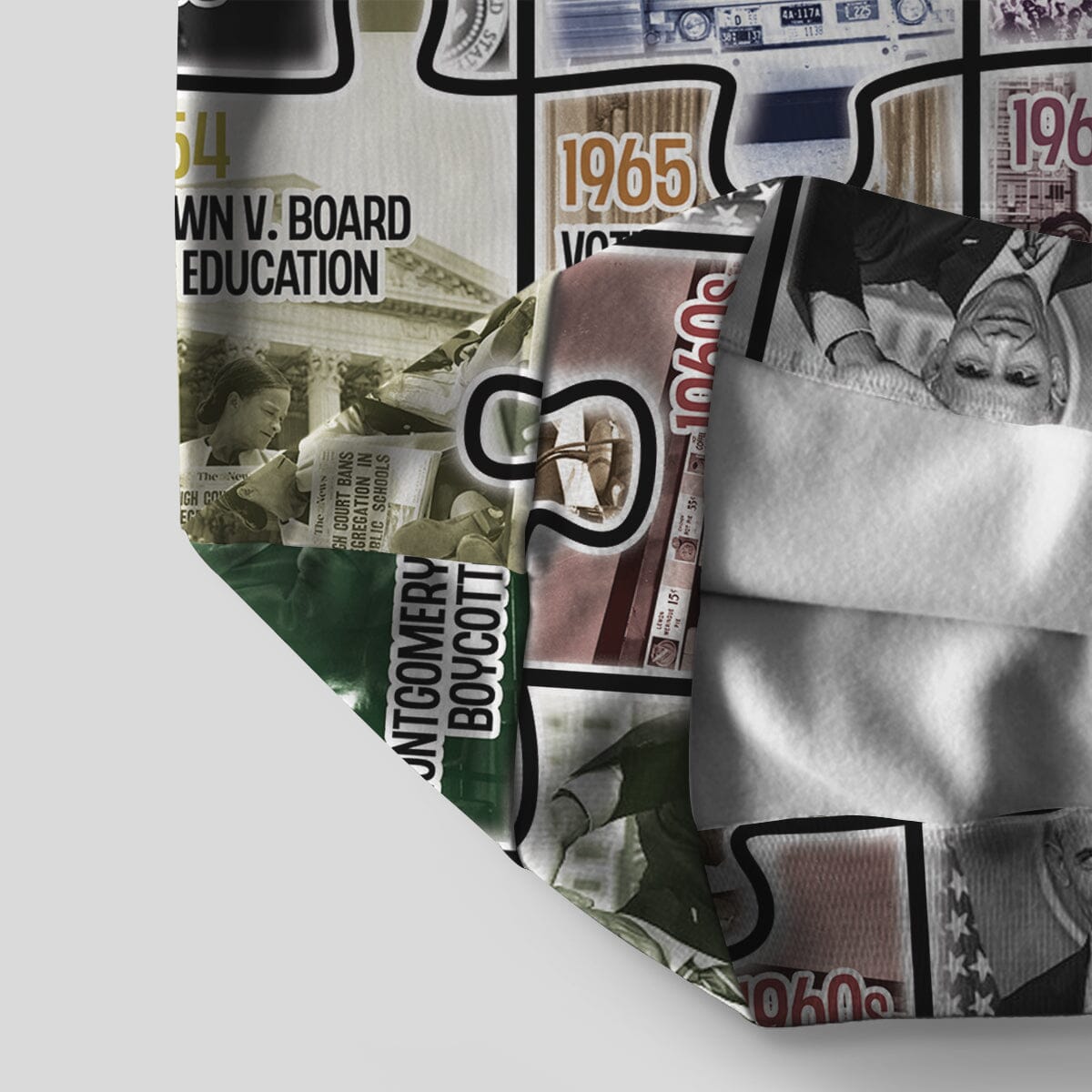The Civil Rights Journey in Puzzle All-over Hoodie Hoodie Tianci 