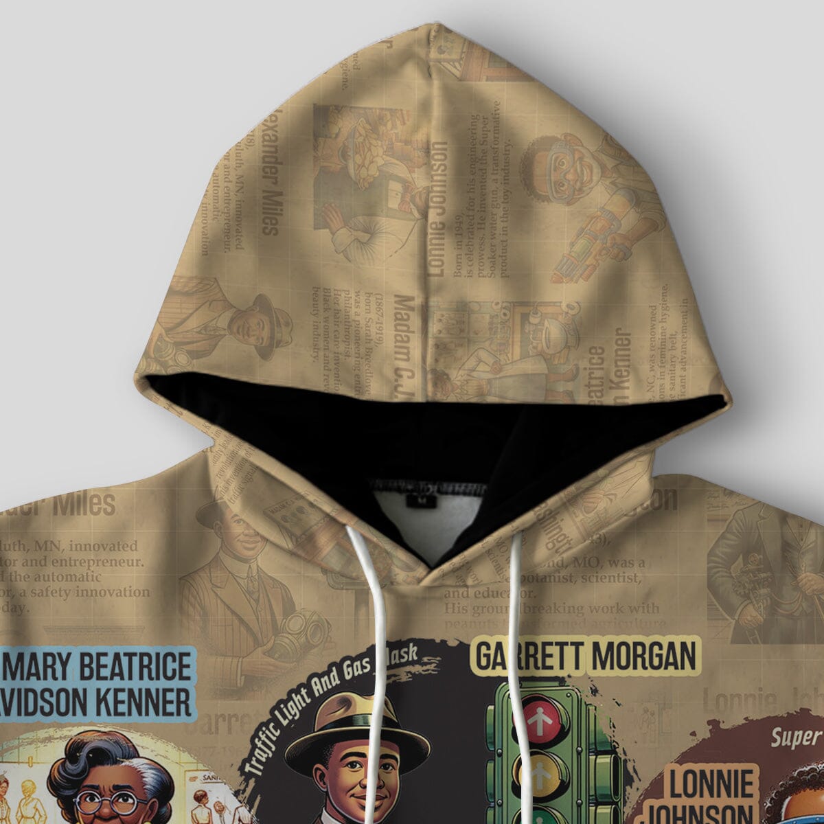 The Black Minds Behind Progress All-over Hoodie Hoodie Tianci 