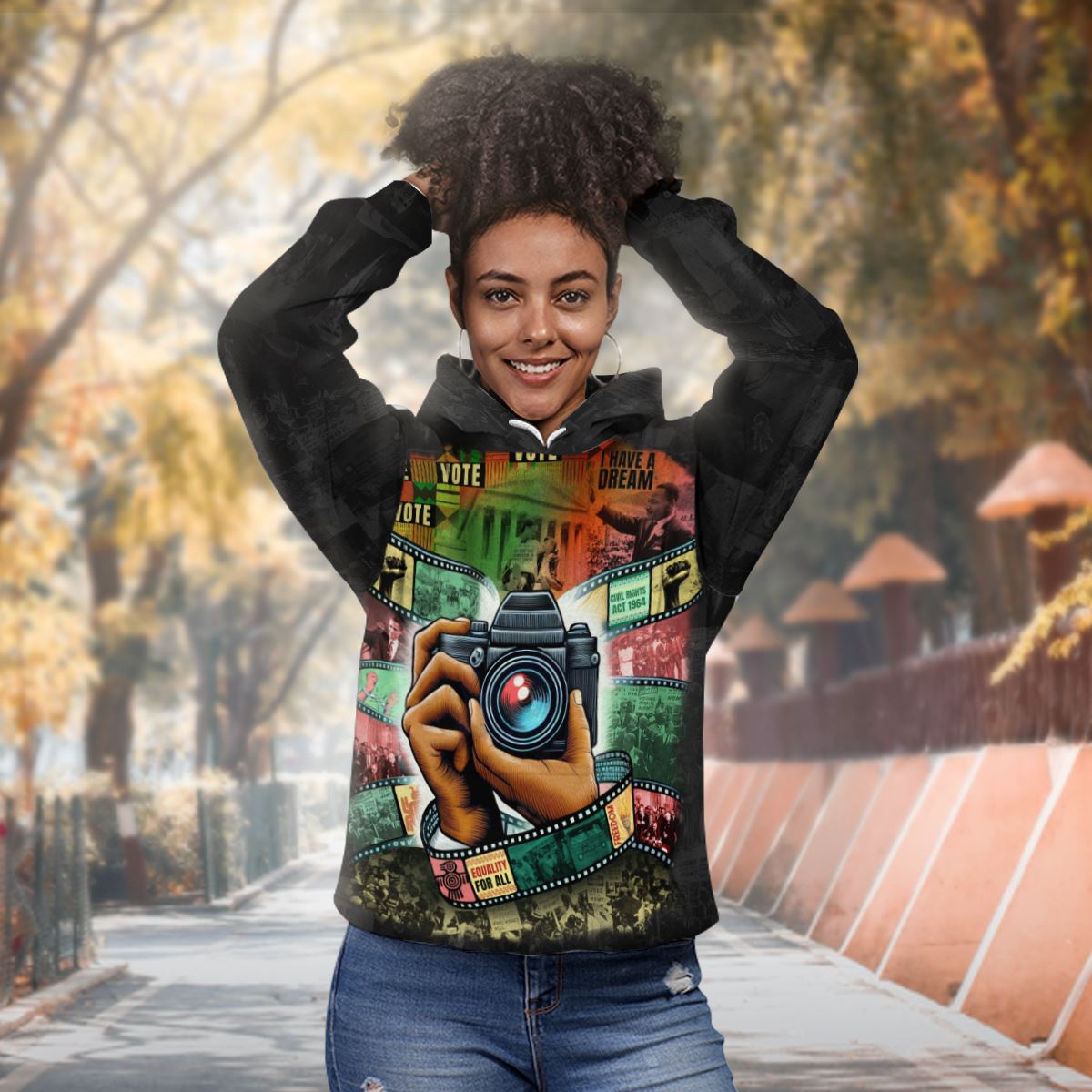 Heritage in Frames All-over Hoodie Hoodie Tianci 