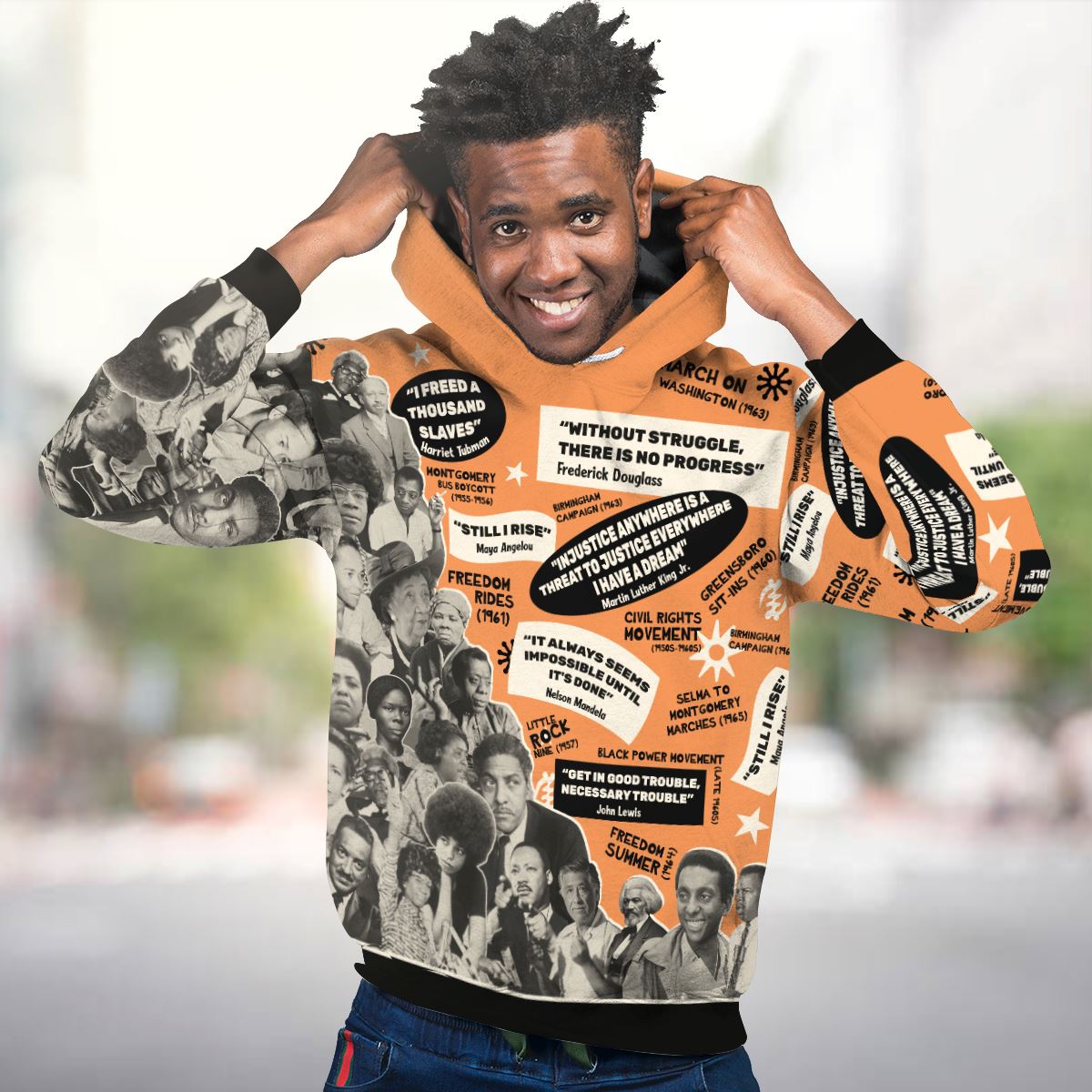 Freedom Threads Civil Rights Edition All-over Hoodie Hoodie Tianci 