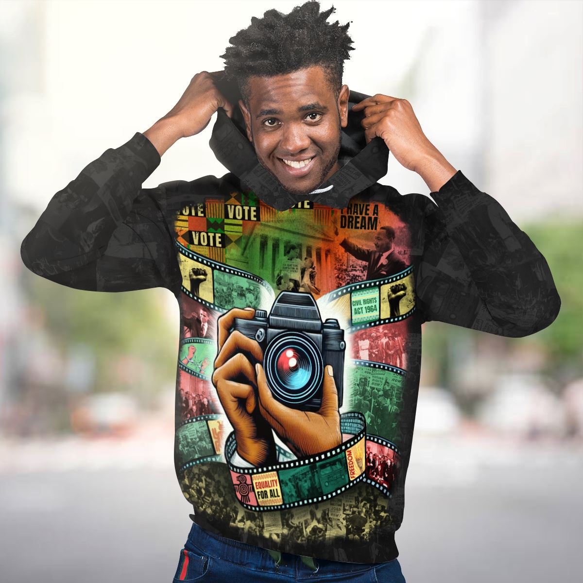 Heritage in Frames All-over Hoodie Hoodie Tianci 