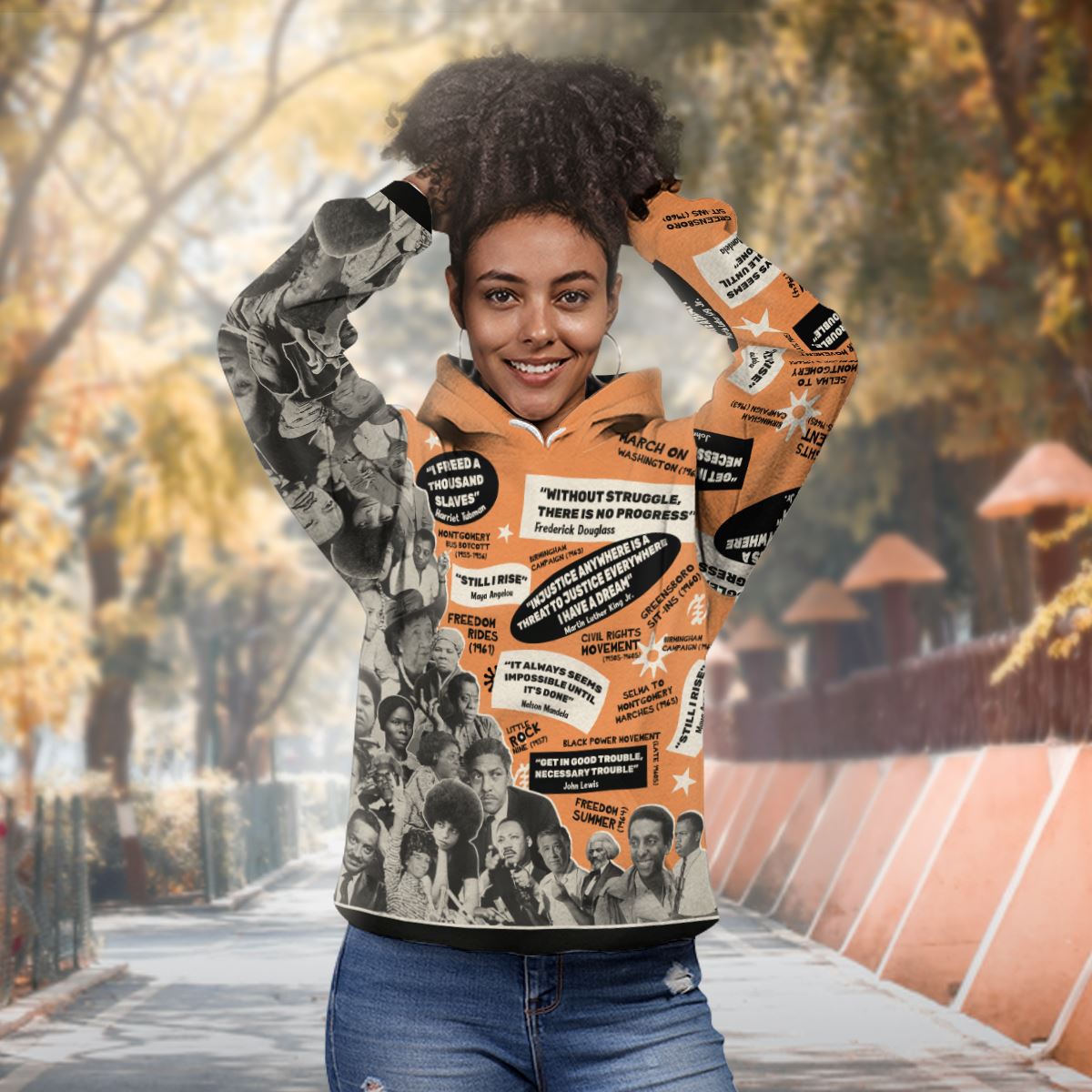 Freedom Threads Civil Rights Edition All-over Hoodie Hoodie Tianci 