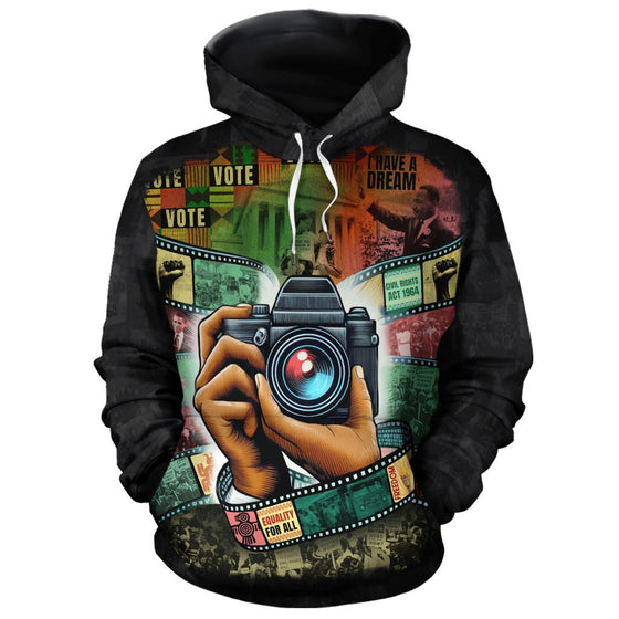 Heritage in Frames All-over Hoodie Hoodie Tianci Pullover S 