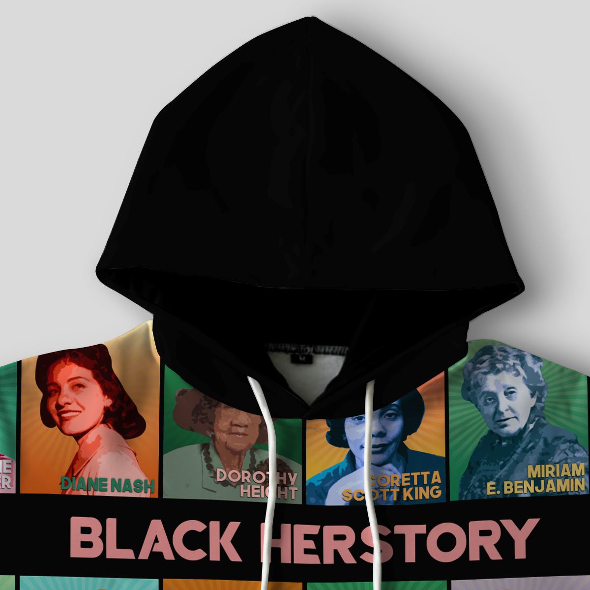 Black Herstory All-over Hoodie Hoodie Tianci 