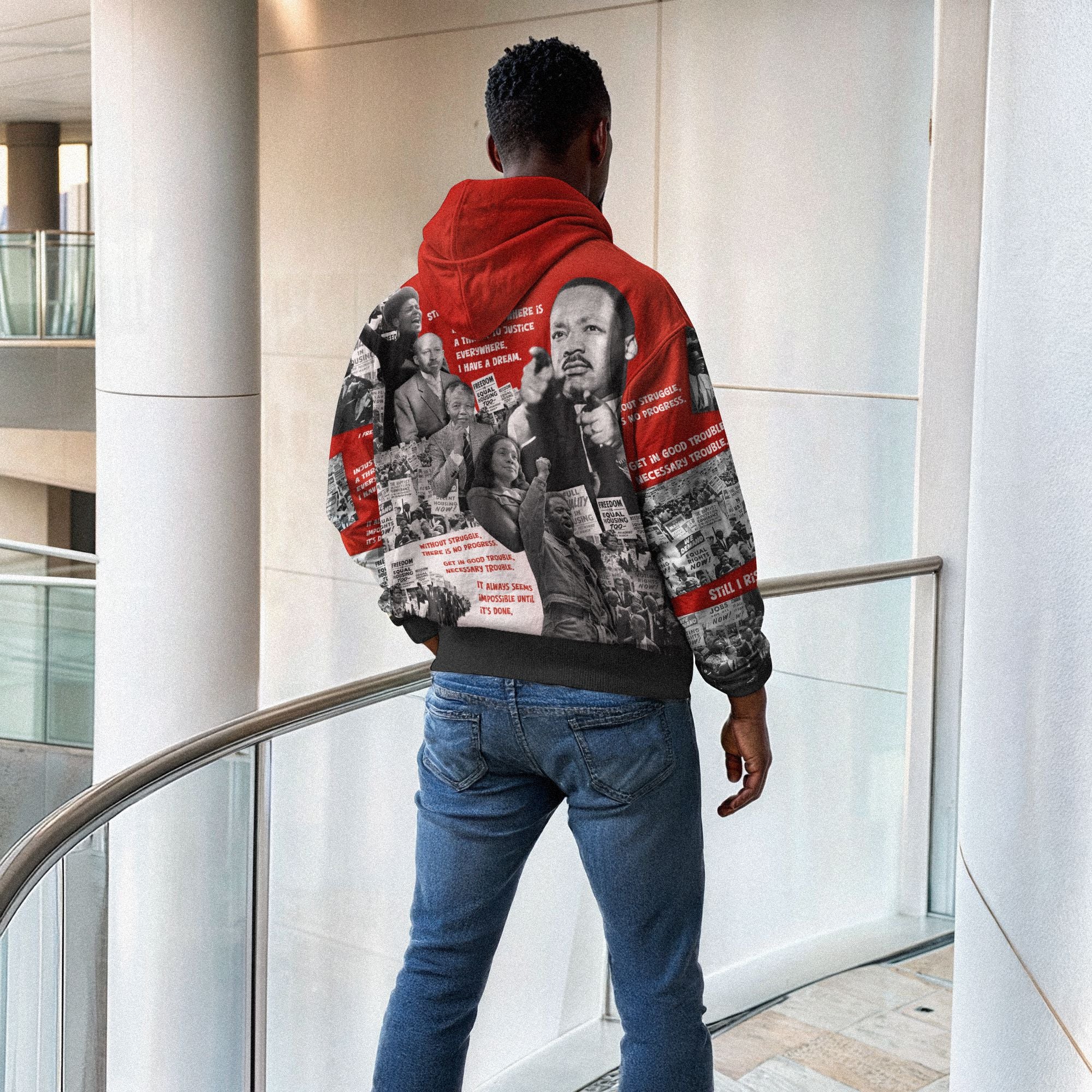 Portraits of Power All-over Hoodie Hoodie Tianci 