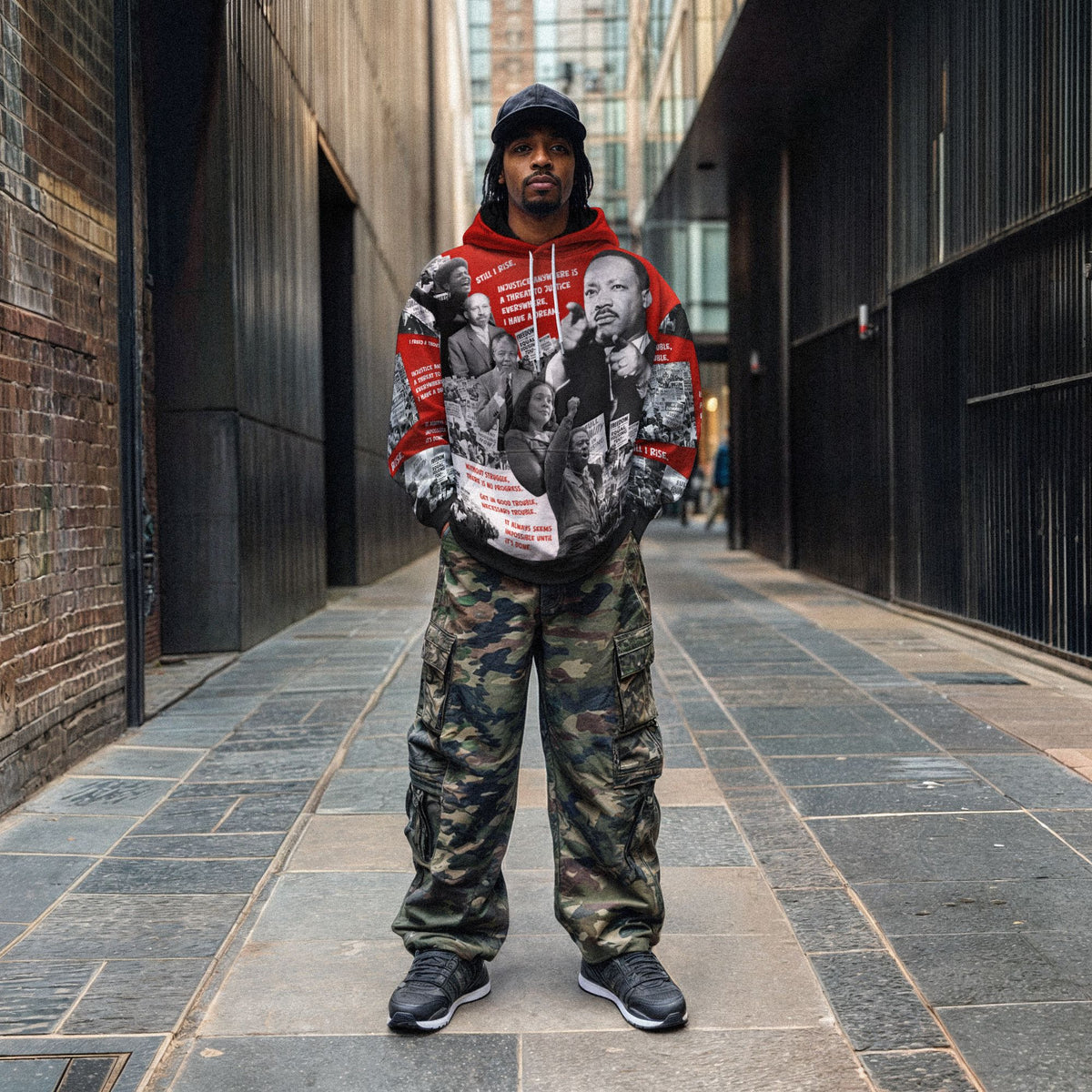 Portraits of Power All-over Hoodie Hoodie Tianci 