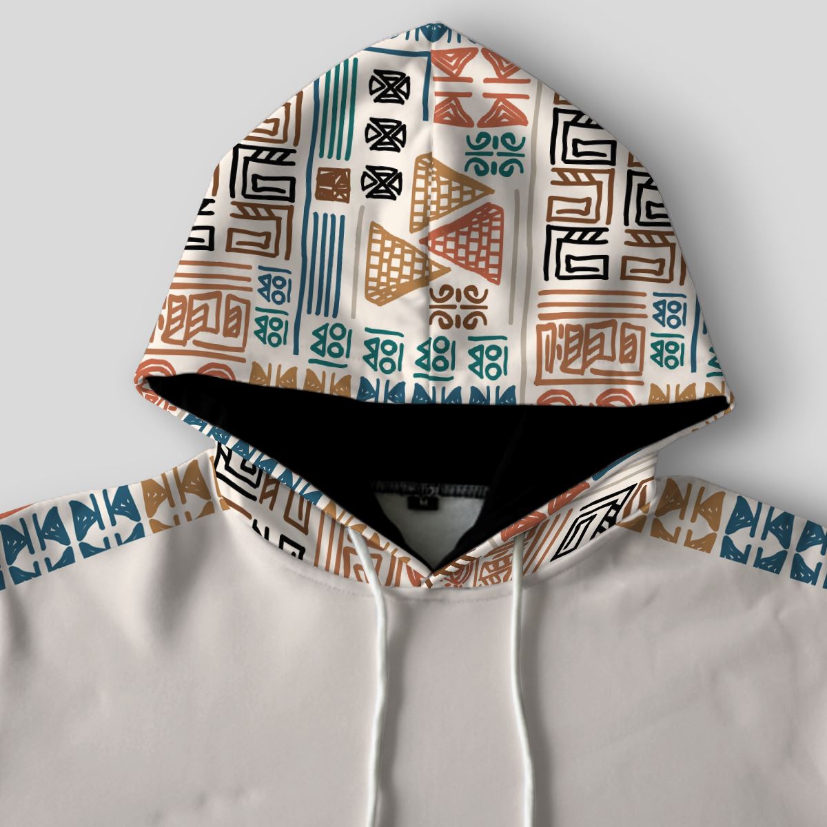 Geometric Harmony All-over Hoodie Hoodie Tianci 