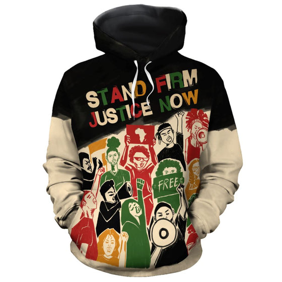 Stand Firm Justice Now All-over Hoodie Hoodie Tianci Pullover S