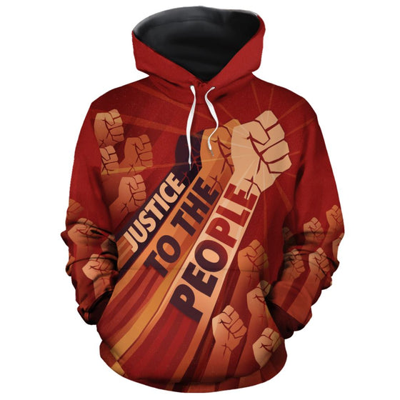 Justice To The People All-over Hoodie Hoodie Tianci Pullover S