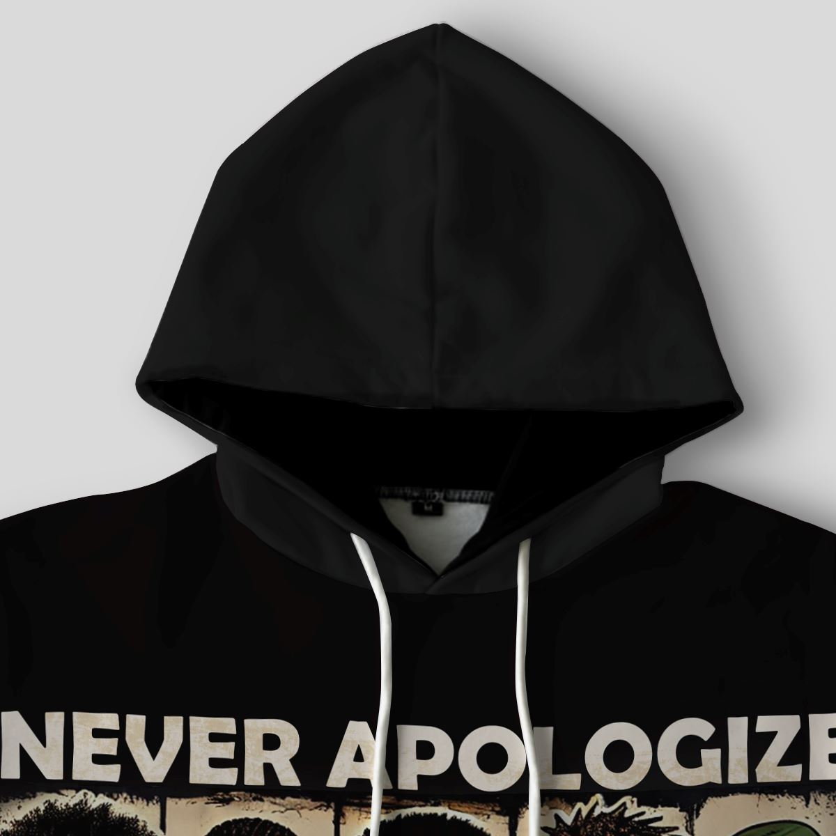Never Apologize for Being Proudly Black All-over Hoodie Hoodie Tianci 
