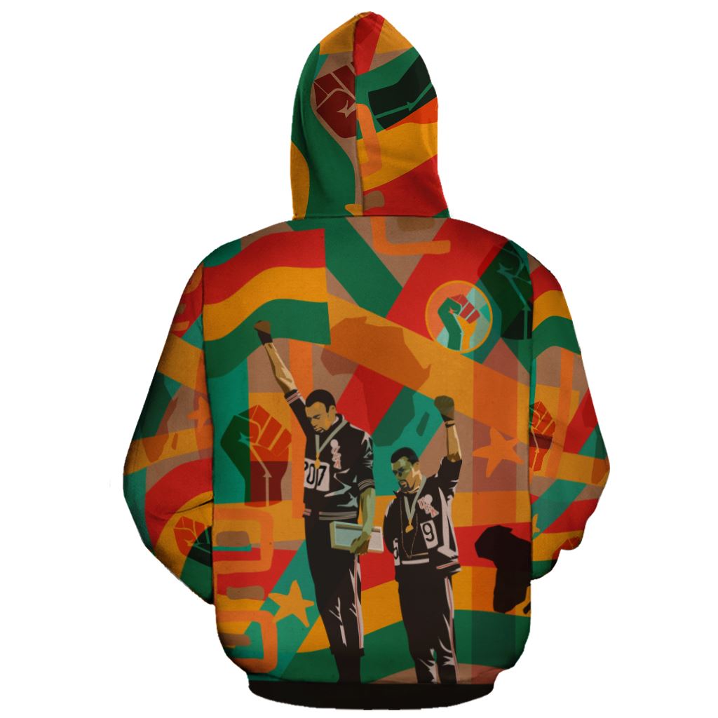 Fists of Freedom All-over Hoodie Hoodie Tianci 