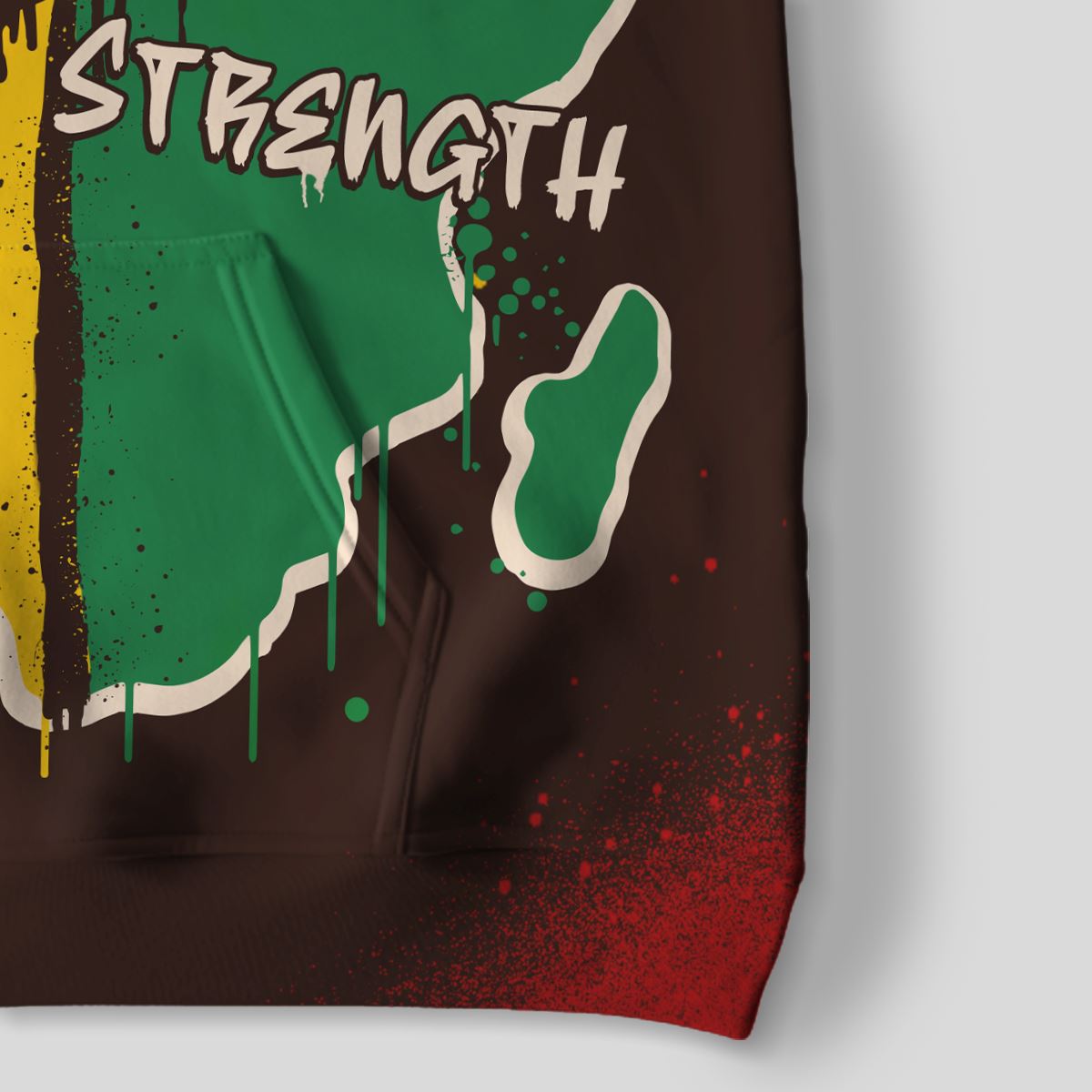 Power in Our Roots All-over Hoodie Hoodie Tianci 