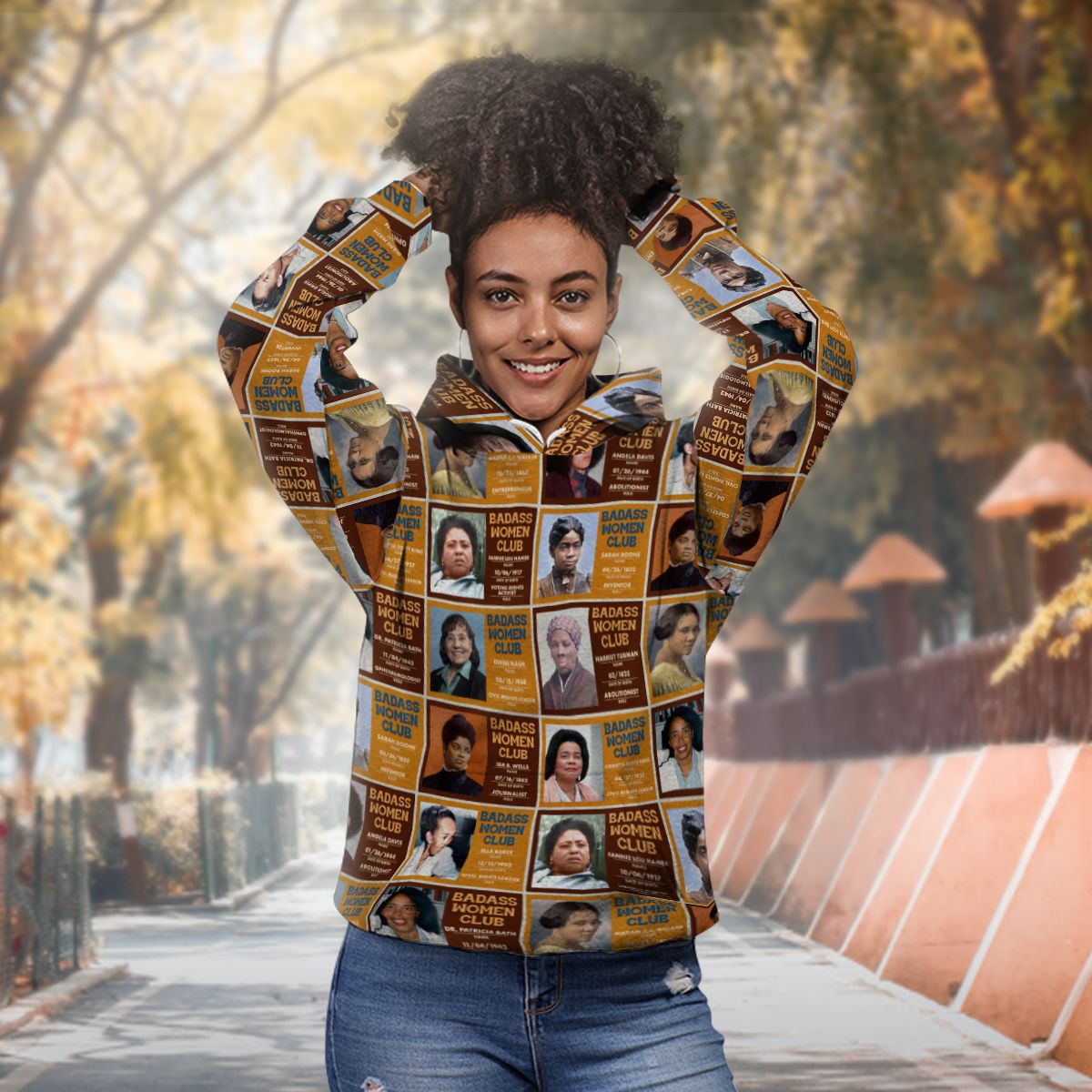 Badass Women Club All-over Hoodie Hoodie Tianci 