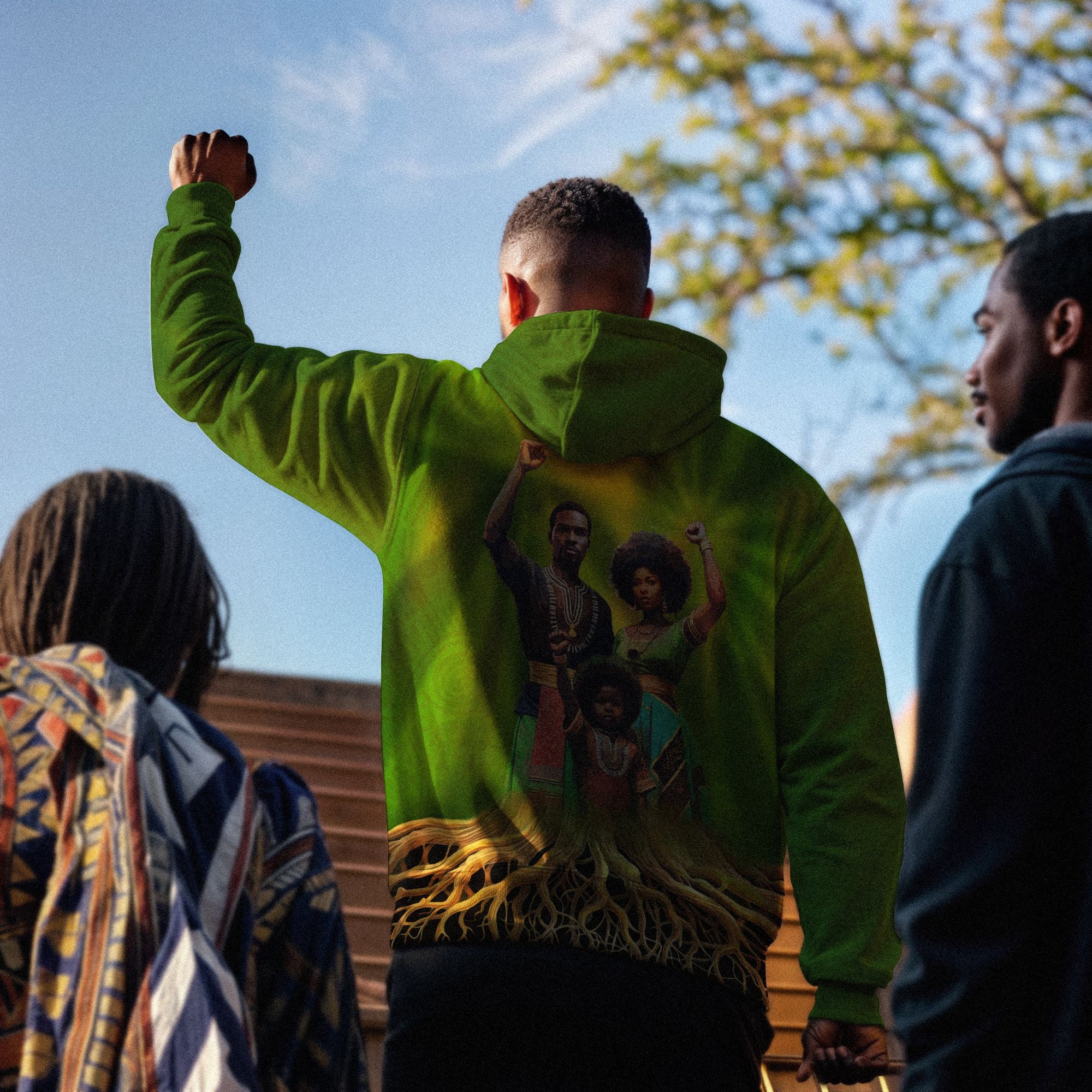 Rooted in Resistance All-over Hoodie Hoodie Tianci 